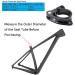 Boenoea Bicycle Quick Release Seatpost Clamp Anodised Aluminium Alloy 31.8mm/34.9mm 34.9mm-black - Buy Online on GoSupps.com