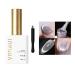 Silver Laser Glitter Gel Nail Polish Silver Holographic Cat Eye Gel Nail Polish Sparkling Glitter Cat Magnetic Eye Gel Polish Soak Off LED Reflective Gel Nail Polish