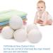 100% NATURAL & HANDMADE WOOL DRYER BALLS Eco-Friendly Reusable Laundry Essentials Saves Drying Time Laundry Balls (6) - Buy Online on GoSupps.com