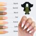 100pcs Extra Long Adhesive Stiletto Nail Forms for UV Gel & Acrylic Extensions - Fish Pattern - Buy Online on GoSupps.com
