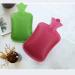 2 Pack Premium Simple Rubber Hot Water Bag Set - Red and Green | Pain Relief Hot & Cold Therapy | BPA Free Natural Rubber | Durable Bottle - Buy Online on GoSupps.com