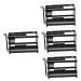 Cabilock 4 pieces of toothpaste rack underwool organizer shower storage stand no drilling shower storage shaver holder standing frame iron hairdressing tools wall holding