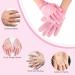 Sibba 2 Pairs Silicone Moisturizing Gloves and Socks Spa Gel Hydrating Gloves for Overnight Bedtime Heal Eczema Sleeping Lotion Hand Treatment Gloves Socks Repair Rough Cracked Dry Chapped Skin - Buy Online on GoSupps.com