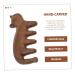 Fomiyes Green Sandalwood Comb Set - 2 STK Massage Gua Sha Scalp Tool Wide Teeth Head Scratch Brush for Mustache & Cat Care - International Shipping Available - Buy Online on GoSupps.com