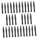 Minkissy 32 STK Mini Eye Brauen Clip Manicure kit for women eyebrow clamp eyebrow clips made of metal forehead hair tweezers for facial hair spa utensils Miss-free steel 6.3x0.8x8pcs Schwarzx8Stk