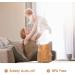 Muson Sound Machine Diffuser - Wood Grain Vase Shape | Essential Oil Humidifier with Soothing Music & 7 Color Lights - Buy Online on GoSupps.com