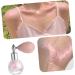 POPETPOP High Gloss Dusting Hair Glitter Makeup Shimmer Spray Makeup Glitter Miss Fragrance Pearlescent 7.5x7cm Pink - Buy Online on GoSupps.com