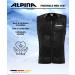 Alpina Prolan Men Vest - Flexible & Breathable Sheep Wool Back Protector - Adjustable Active Wear for Men - Black - Buy Online on GoSupps.com