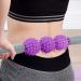 Dingln Yoga Stick & Muscle Roller - Spiky Ball for Back Arms Shoulders & Legs (Purple) | International Shipping Available - Buy Online on GoSupps.com
