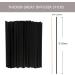 Hossian 100PC Reed Diffuser Sticks - 20cm Black Fiber Reeds for Essential Oils | Perfect for Aromatherapy & Home Fragrance - Buy Online on GoSupps.com