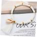 WRITWAA 1 PC Versatile Polymer Clay Bracelet Rainbow Decorations Clay Bead Bracelet Handmade Bracelets Polymer Bangles Shell Decor Chain Decor Anklets for Women Knot Tassel White 18X2.5cm White - Buy Online on GoSupps.com