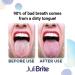 JuliBritrite Tongue Angel 50ml - Dual Pack Tongue Scraper & Cleaner for Fresh Breath & Halitosis Support - Buy Online on GoSupps.com