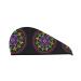 Hair Towel Wrap Hair Drying Towel with Button Towel Turban Head Towel to Dry Hair Quickly (Mardi Gras5)