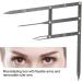 Eyebrow Makeup Ruler Stainless Steel Golden Ratio Eyebrow Measurement Ruler Eyebrow Makeup Measure Tool(Black) - Buy Online on GoSupps.com