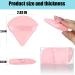 JASSINS 12-Piece Cotton Powder Puff Set - Super Soft Triangle Puffs for Makeup - Pink - Buy Online on GoSupps.com