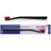 Swissdent Profi Gentle Toothbrush for Sensitive Teeth | Extra Soft Bristles & Patented Spoon Shape | Black & Red - Buy Online on GoSupps.com