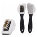 Home Shoes Brushes 3 Side Cleaning Brush for Suede Nubuck Boot Shoes S Shape Shoe Cleaner Tool Bathroom Tool Brush Onecolor