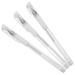 CLISPEED Lot de 3 Crayons Sourcils de Tatouage Stylo de Positionnement Permanent Blanc Fine Pointe pour Microblading et Maquillage Professionnel