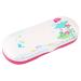 Ofar Cute hard case for children in pink and white with frog print