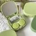 Tomedeks 2PCs Travel Contact Lens Container Set with Mirror Care Cone Tweezers & Double Connection Box - Portable & Convenient for International Shipping - Buy Online on GoSupps.com