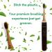 Org-O Bamboo Electric Toothbrush Replacement Heads - 4-Pack | Eco-Friendly Charcoal Bristles | Biodegradable Soft Bristles | Compatible with Phillips & Ordo Sonic - Buy Online on GoSupps.com