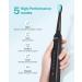 Initio Sonic Electric Toothbrush for Adults - Rechargeable with Smart Timer, 5 Modes, 3 Brush Heads, 40,000 VPM Motor - Whitening Power Toothbrush IT959 (Black) - Buy Online on GoSupps.com