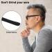 4 Pairs Anti-Slip Elastic Comfortable Glasses Ear Handles | S/L Sizes | Soft Knitted Cotton Fabric | Durable Glasses Sleeve Holder in Black/Gray - Buy Online on GoSupps.com