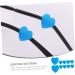 Lurrose Heart-Shaped Glasses | 5 Pairs Silicone Holders & Ear Hooks for Glasses - Buy Online on GoSupps.com