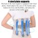RKXKJ Back Support Belt - 360 Compression & 3D Support for Lower Back Pain Relief | Breathable & Body-Adapting Design - Buy Online on GoSupps.com