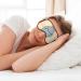 Cartoon Hippos Print Unisex Eye Mask - Soft Comfortable Light-Blocking for Sleep | International Shipping - Buy Online on GoSupps.com