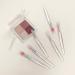 Silicone Lip Brush Set - 4 Pink Lip Gloss Wands with Cap for Lip Mask & Cream - Buy Online on GoSupps.com