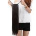 Dark Brown Clip-In Ponytail Braid Extension - 56 cm Smooth Straight Realistic Hair - Buy Online on GoSupps.com