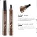2PCS Whimsyard Eyebrow Pencil - Upgraded Microblading Effect Eyebrow Pen Four Forks Water Eyebrow Pencil Waterproof Eyebrow Pen for Hair-Like Natural Brows Last All-Day (Black) - Buy Online on GoSupps.com