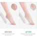 Foot File Double-Sided Hard Dead Skin Remover Stainless Steel Foot File Rasp Heel Peel Foot Scrubber Feet Pedicure Callus Remover for Wet and Dry Cracked Feet White - Buy Online on GoSupps.com
