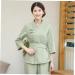 FOMIYES 1 Set Spa Robe Hairdressing Tunic Spa Gown Salon Smock Salon Uniforms Women Barber Shop Apron Spa Work Uniforms for Women Hair Salon Cape Spa Kit Spa Cloth Kimono Hair Dye L Green - Buy Online on GoSupps.com