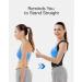 AEVO Compact Posture Corrector for Men & Women | Adjustable Upper Back Brace for Clavicle Support & Pain Relief | Invisible Comfortable Back Straightener - Buy Online on GoSupps.com