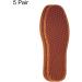 Charcoal Mesh Insoles for Odor Reduction & Sweat Absorption - Fit Leather Casual Work Shoes (Size 42 Khaki - Buy Online on GoSupps.com