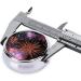 Shop 3D Explosion Firework Round Pill Box 3 Compartment Travel Medicine Organizer Mini Decorative Pocket Purse Holder in Black - Buy Online on GoSupps.com
