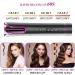 Cordless Automatic Hair Curler with LCD Display and Timer - Rechargeable Curling Iron with Auto Shut-Off (Black) - Buy Online on GoSupps.com