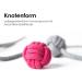 Lucybalu Interactive Cat Throwing Toys | Natural Catal Balls | 2 Set Pink/Gray | Perfect Play Balls for Cotton Cats - Buy Online on GoSupps.com