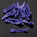Disposable Dental Wedges 400 Pack - Wavy Poly Wedges with Holes 4 Colors & Sizes | International Shipping - Buy Online on GoSupps.com