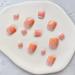 24pcs Short French Tip White Square Fake Toe Nails with Yellow Flower Design - Glossy Pink Acrylic Toe Nails for Women - Summer Nail Decorations - Buy Online on GoSupps.com