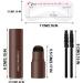 LXZJJM Eyebrow Stamp Stencil Kit Eyebrow Filling Powder Stamp Contains 10 Popular Shapes Brow Stencils and 2 eyebrow brush Easy to Use For Beginners to Nature Brow (02#Natural Brown+03#Dark Brown) 02+03 - Buy Online on GoSupps.com