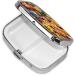 Happy Buttons Printed Square Pill Box | Portable Travel Medicine Organizer - Shop Now - Buy Online on GoSupps.com