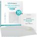 ViveCare Silver Calcium Alginate Wound Dressing - Sterile 2x2 Medical Gauze Pad - Wound Care for Burns Cysts and Ulcer Treatment - Highly Absorbent Individual Patch - Non-Stick Padding