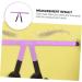Mipcase Steel Shaper Triangle Measuring Eyebrow Tool Positioning Household Ruler Nose Position Stainless 13.8x7cm Purple - Buy Online on GoSupps.com