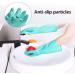 KKRAUS 3 Pairs Reusable Nitrile Gloves Kitchen Cleaning Gloves Laundry Housework Rubber Gloves Waterproof Dishwashing Gloves (Color : Green Size : Medium) Medium Green - Buy Online on GoSupps.com