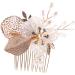 DOITOOL 1pc Bride Headpiece Crystal Headpiece Bridal Comb Headwear for Women Headpiece for Bride Tiara Bride Insert Comb Women Hair Accessory Leaf Hair Comb Miss - Buy Online on GoSupps.com