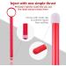 ANGCURE Lube Applicator Syringes - 10ml Lubricant Shooter for Men, Women & Couples - Reusable & Easy to Clean - Red & White - Buy Online on GoSupps.com