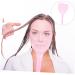 BESTYASH Masque De Coiffure Transparent 4 Pi ces Bouclier Protection Visage Et Yeux Accessoires Coloration Cheveux Usage Salon Et Domicile Mat riau Solide Couleur Al atoire - Buy Online on GoSupps.com